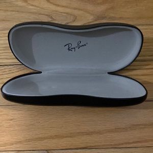 Rayban Black Clamshell Hard Eyeglasses Case